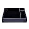Dacasso Black Leatherette Conference Room Organizer Tray AG-1340 - alternate 1